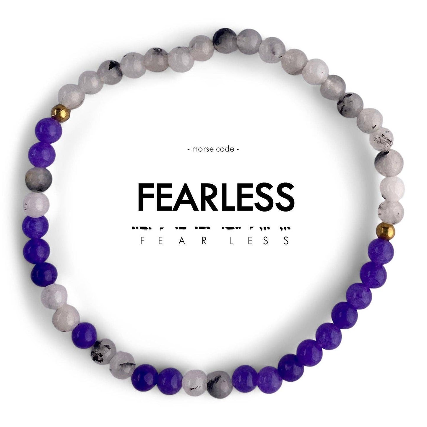 FEARLESS | Morse Code Bracelet