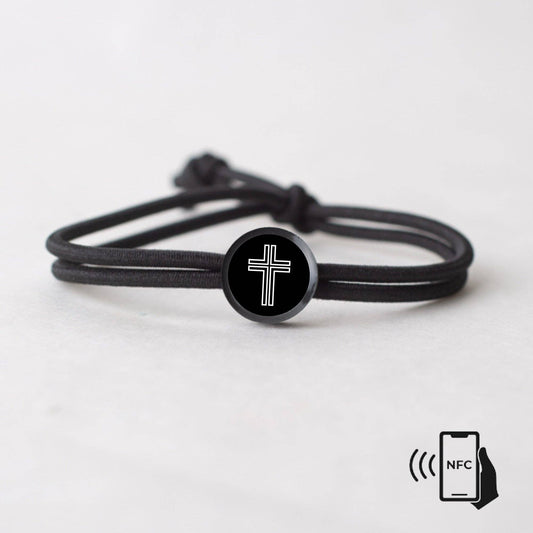 Daily Inspiration Smart Bracelet - Cross - Elastic