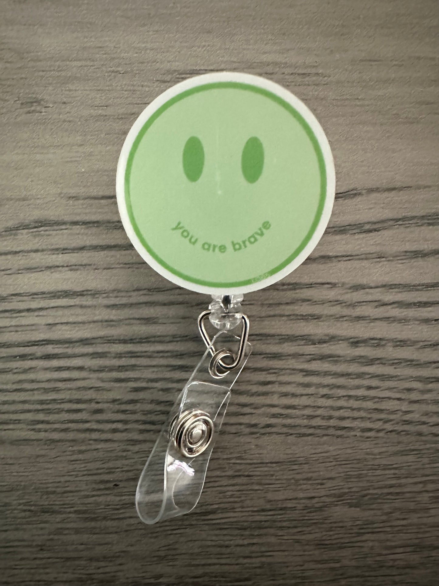 Smiley ID Badge Reel