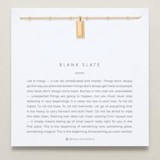 Blank Slate Necklace