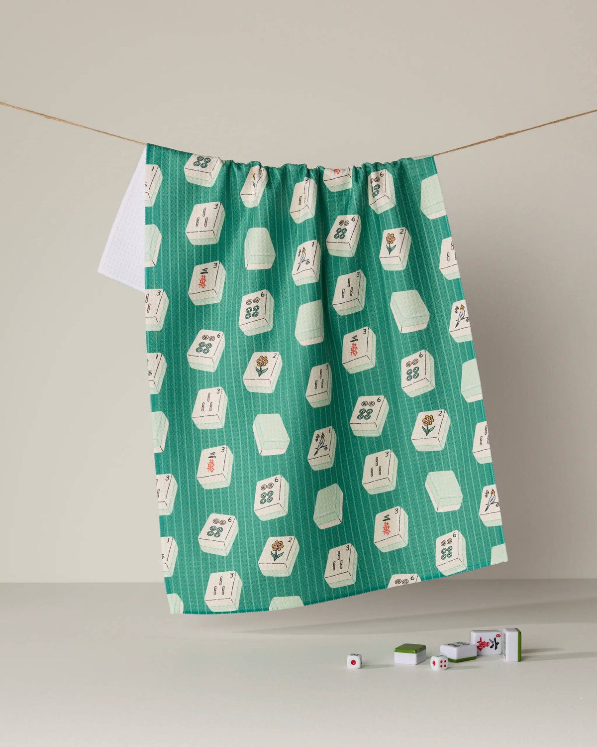 Tile Flow Geometry Tea Towel