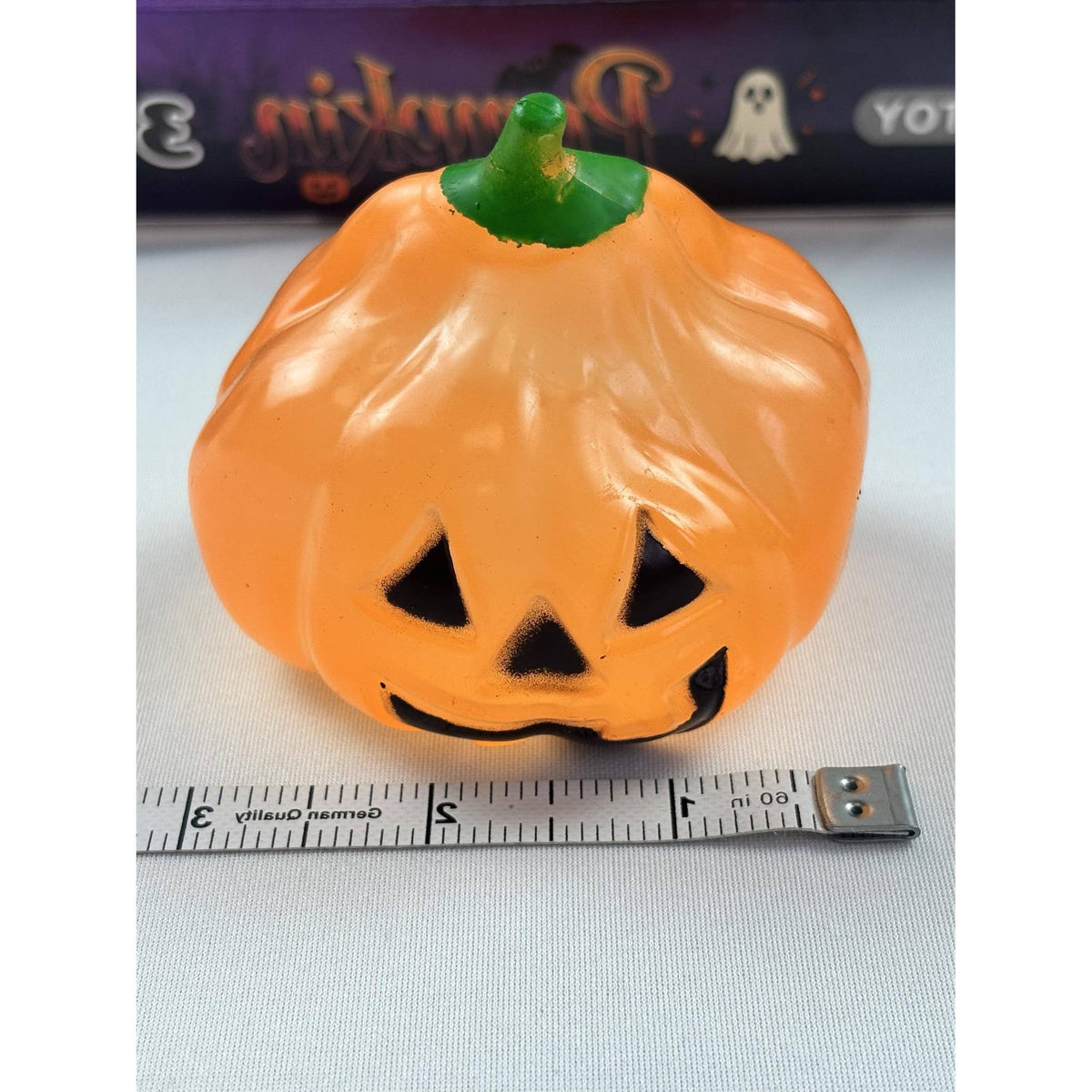 Vaseline Jack-o-Lantern Pumpkin Squishy