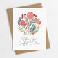 Wishing you comfort & peace | Blank Greeting Card