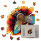 Elegant Amazing Bee Wooden Jigsaw Puzzle