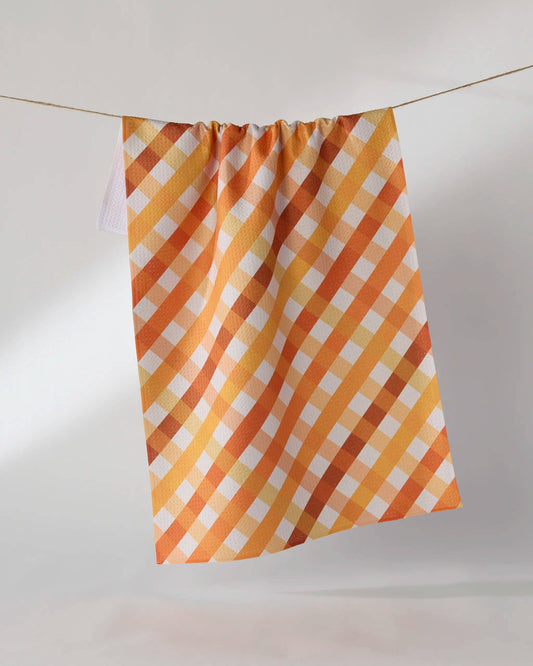 Haybales Geometry Tea Towel