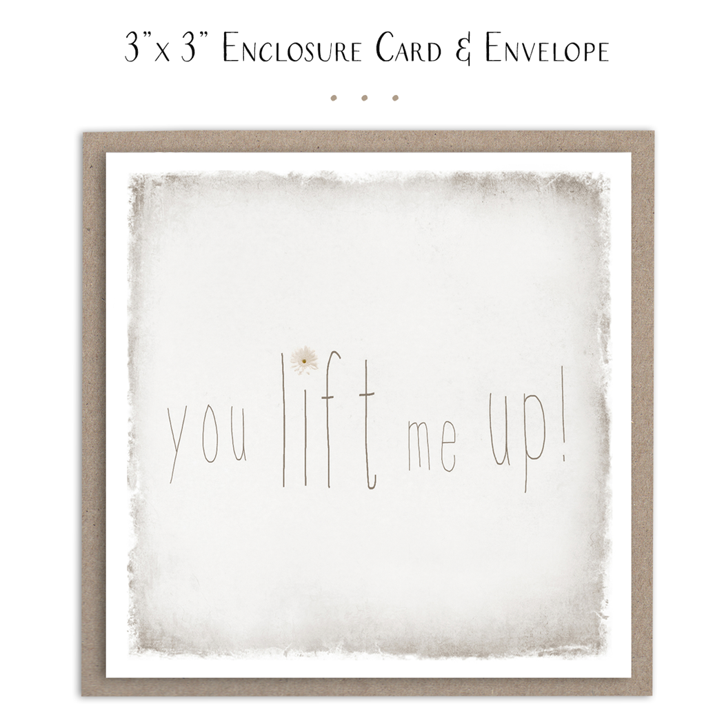 You Lift Me Up - Mini Card