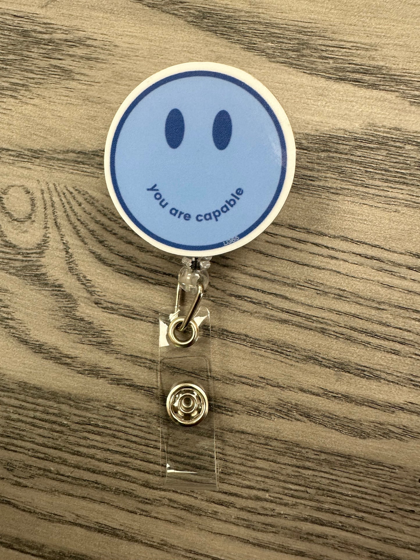 Smiley ID Badge Reel