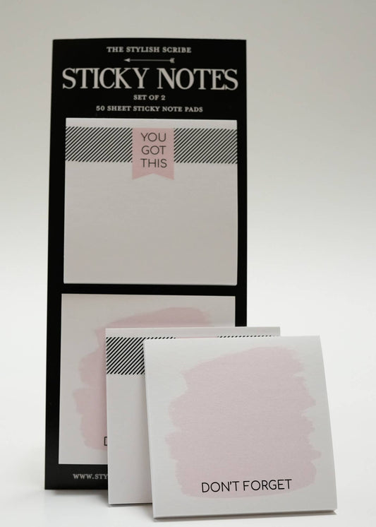 Work Life Post Its 2 pack
