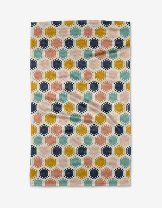 Pollen Patchwork Geometry Tea Towel