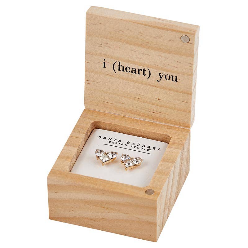 I (Heart) You - Treasure Box Earrings