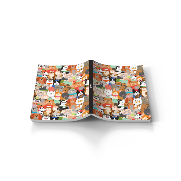 Dog & Puppy Love Layflat Notebook