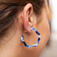 Ocean Waves Posey Hoops