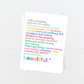 Life is Amazing Card | Everyday Greeting Card
