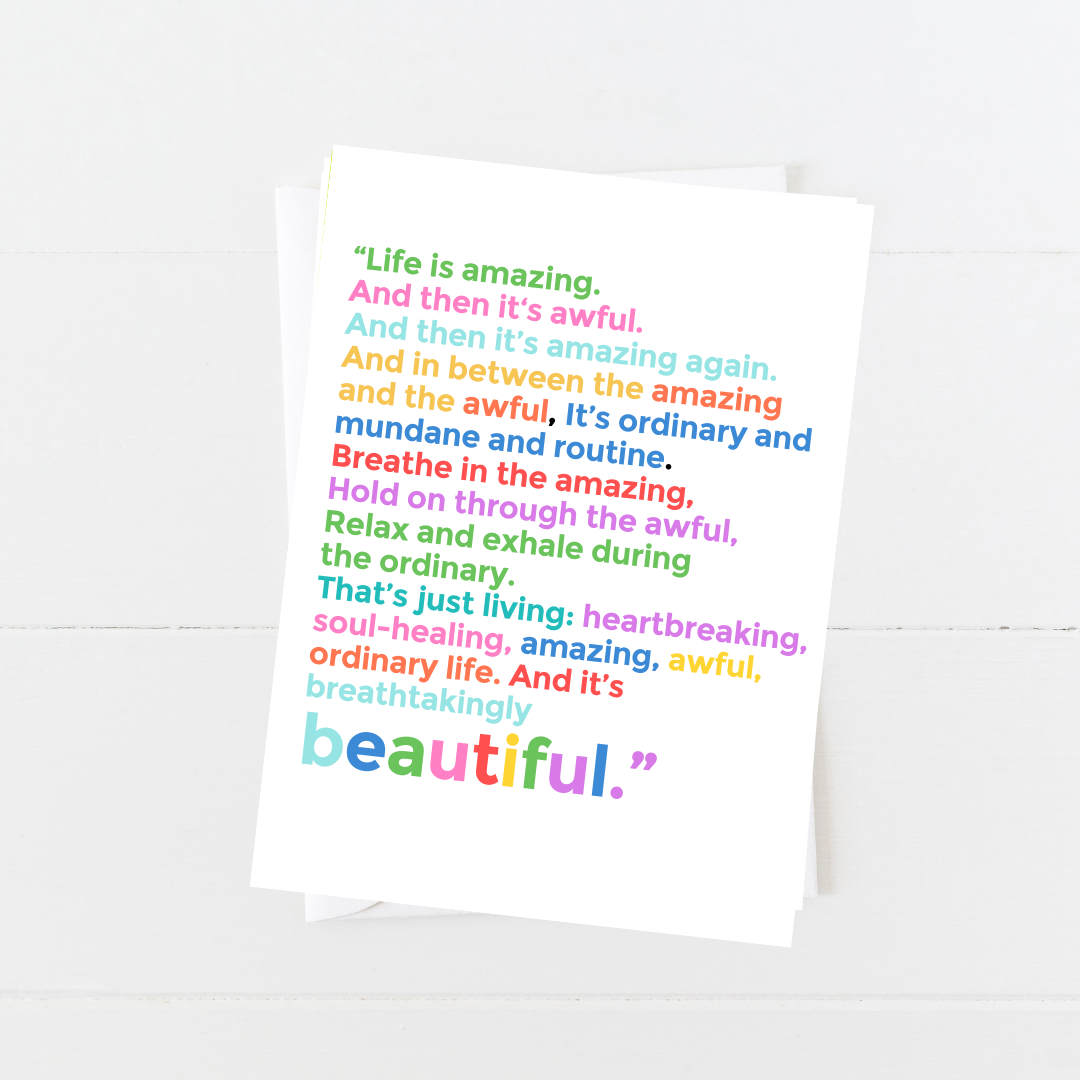 Life is Amazing Card | Everyday Greeting Card