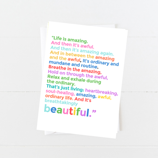 Life is Amazing Card | Everyday Greeting Card