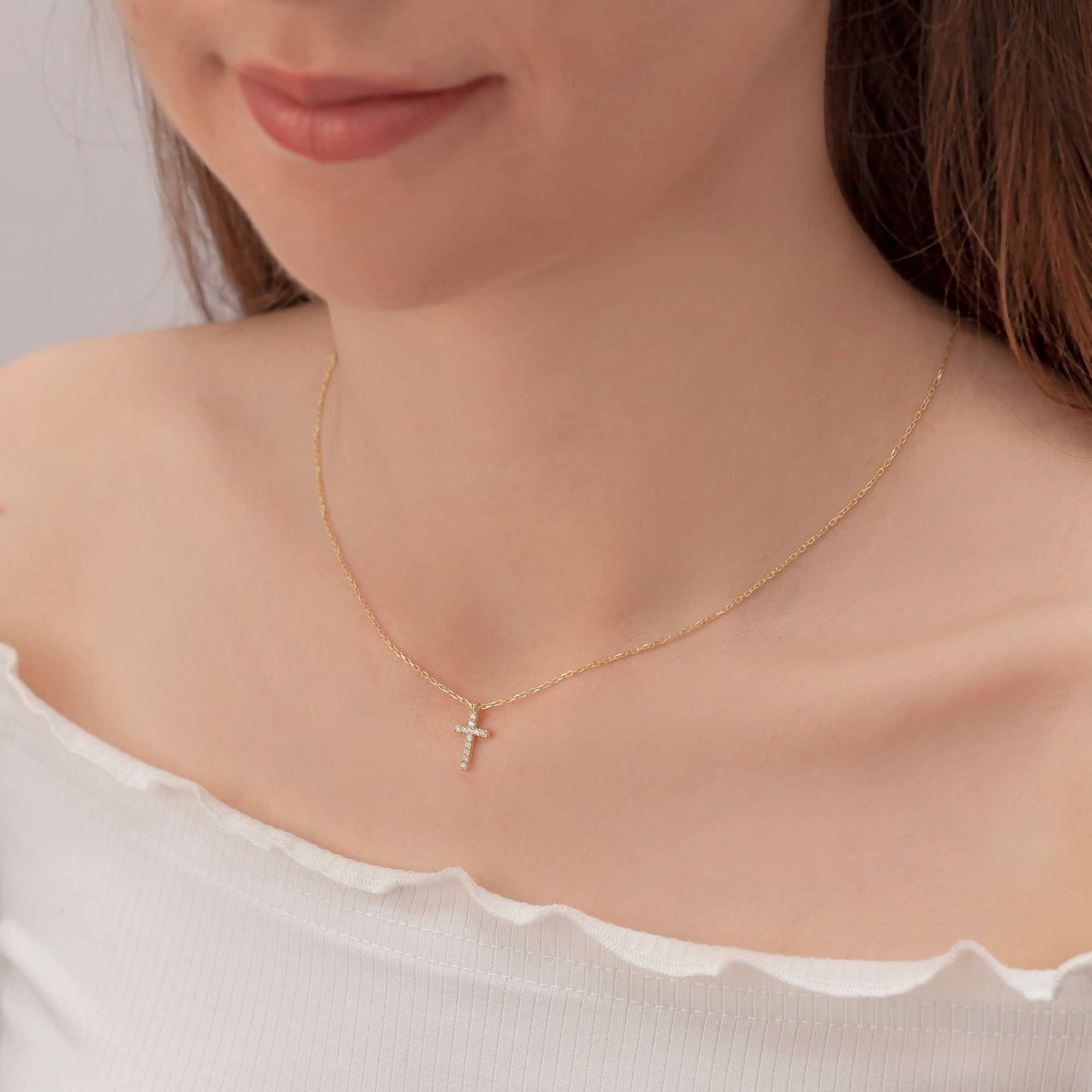 Dainty Cross Necklace