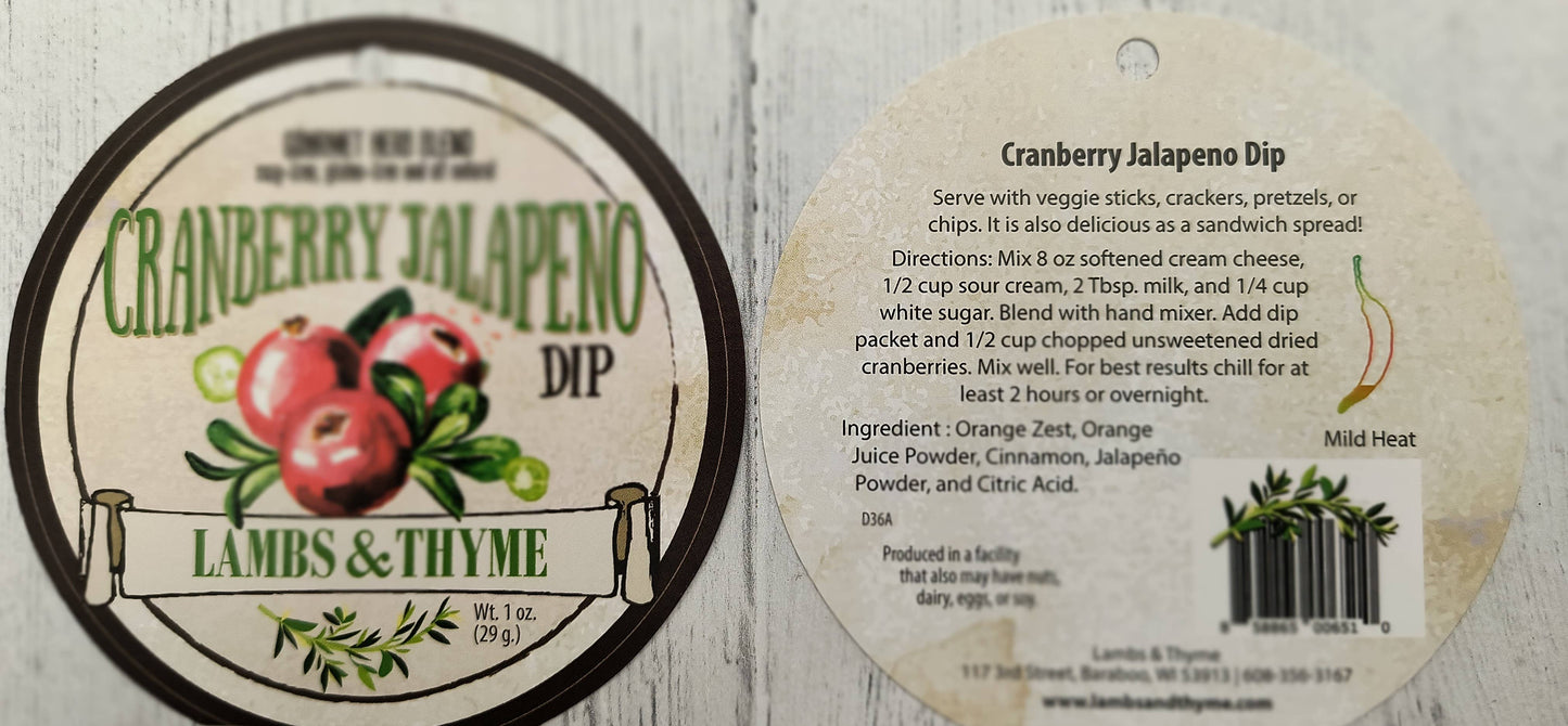 Cranberry Jalapeno Dip