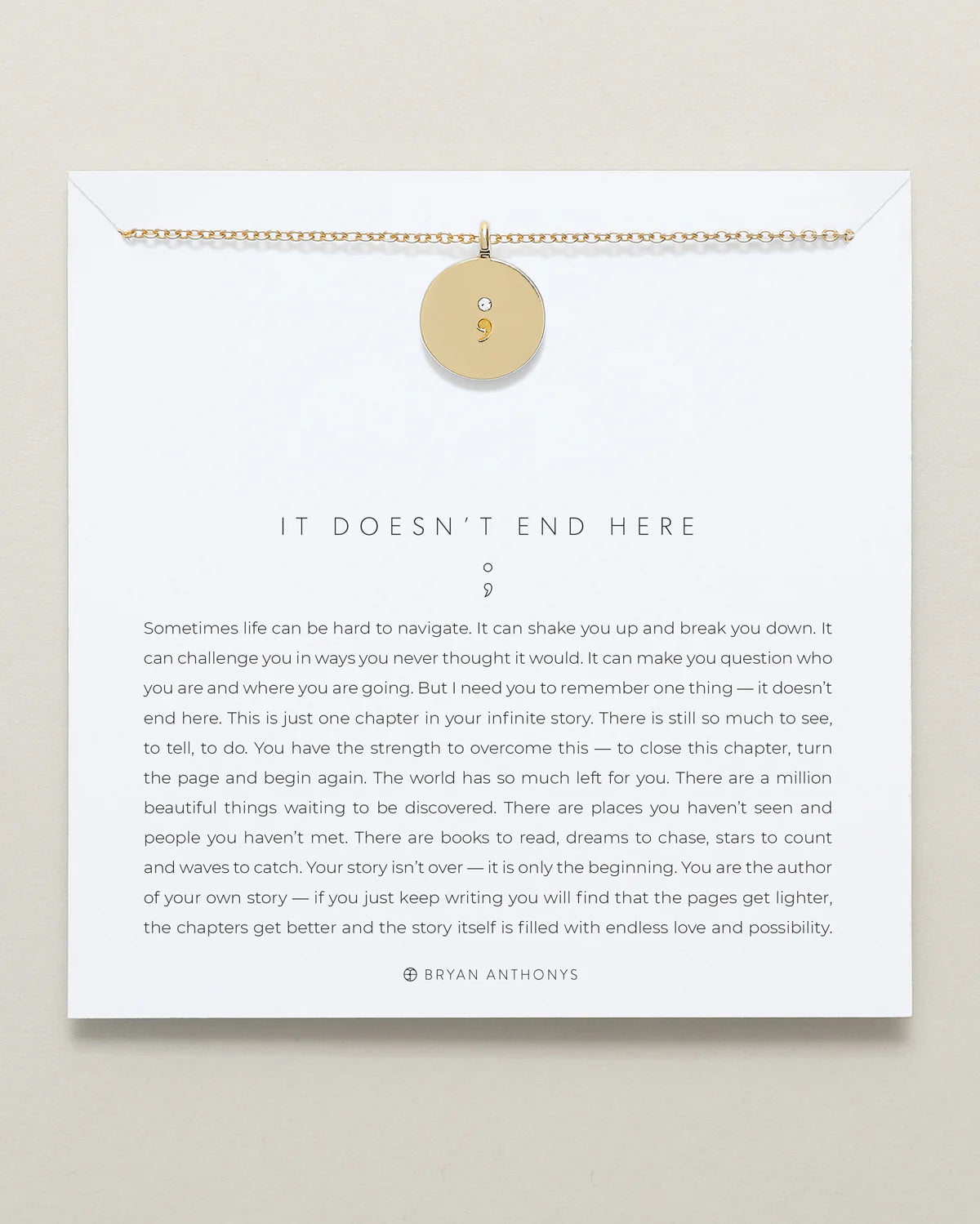 It Doesn't End Here - Necklace