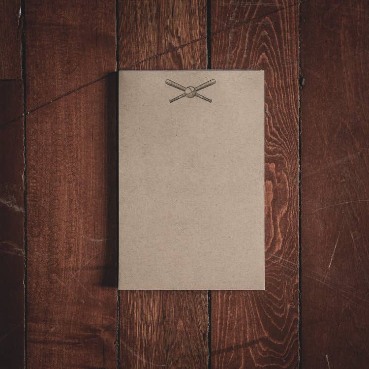 Baseball Notepad