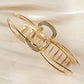 Gold Bowknot Shape Claw Clip
