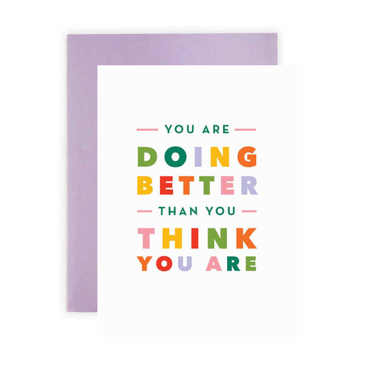 Better Than You Think | Card