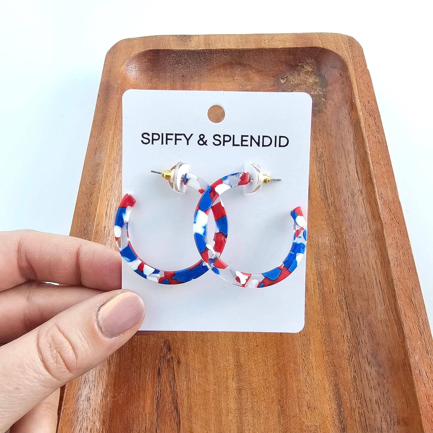 Red, White & Blue Camy Hoops