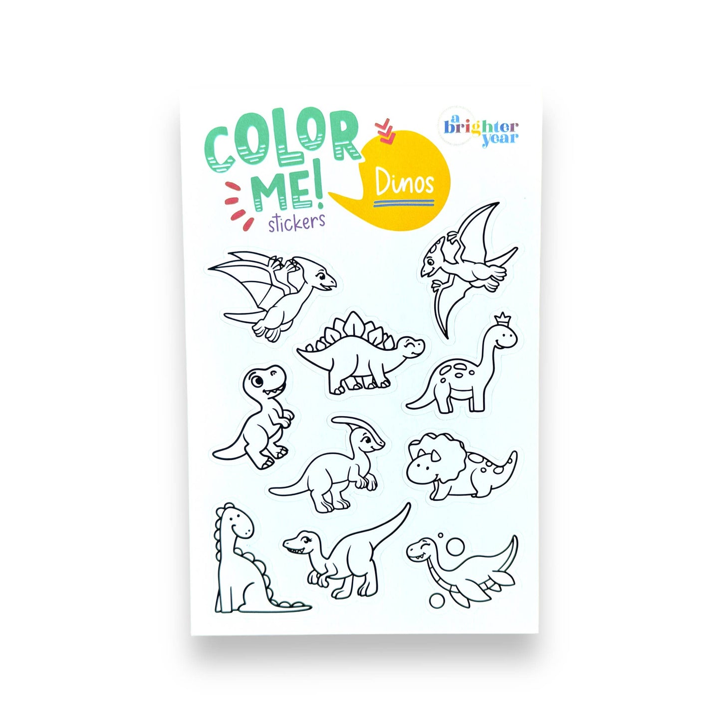 Dinos and Dragons Color & Stickers