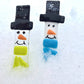 Glass Snowman Ornament