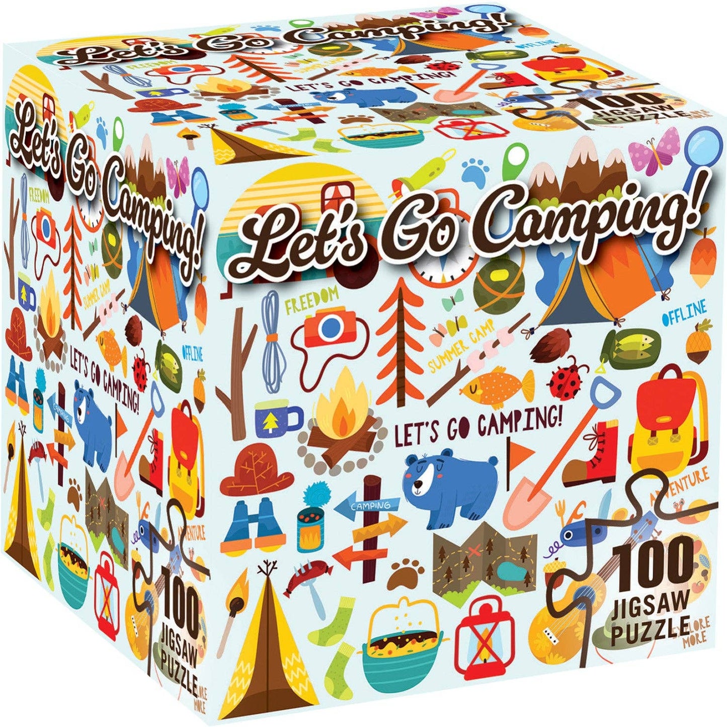 Let's Go Camping 100 Piece Puzzle