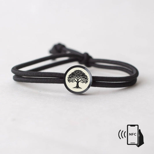 Daily Inspiration Smart Bracelet - Tree of Life - Elastic