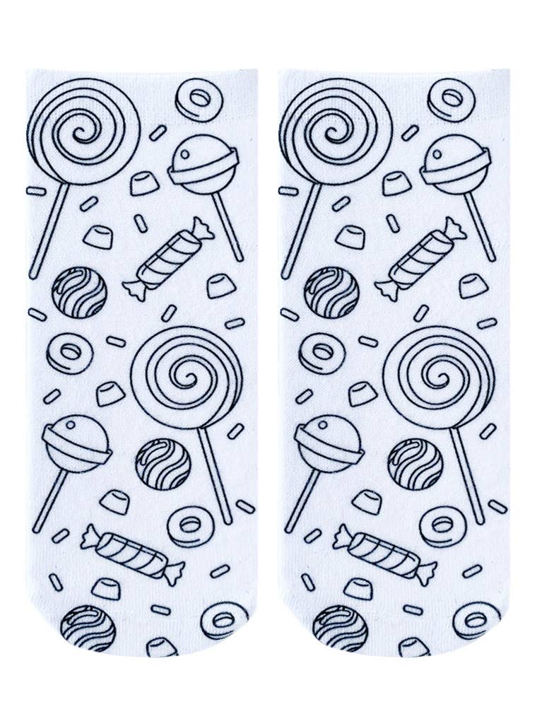 Sweet Treats Coloring Kit Socks
