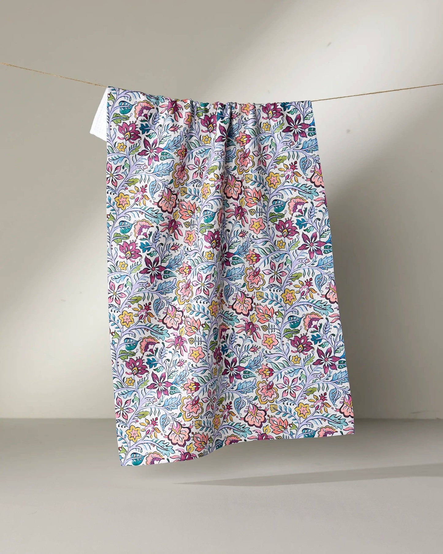 Amethyst Geometry Tea Towel