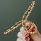 Gold Twist Large Alloy Hair Clip