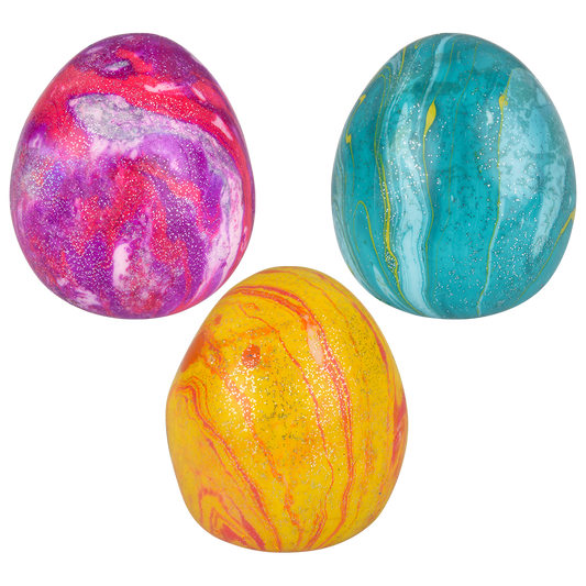 Squish and Stretch Marbleized Easter Egg