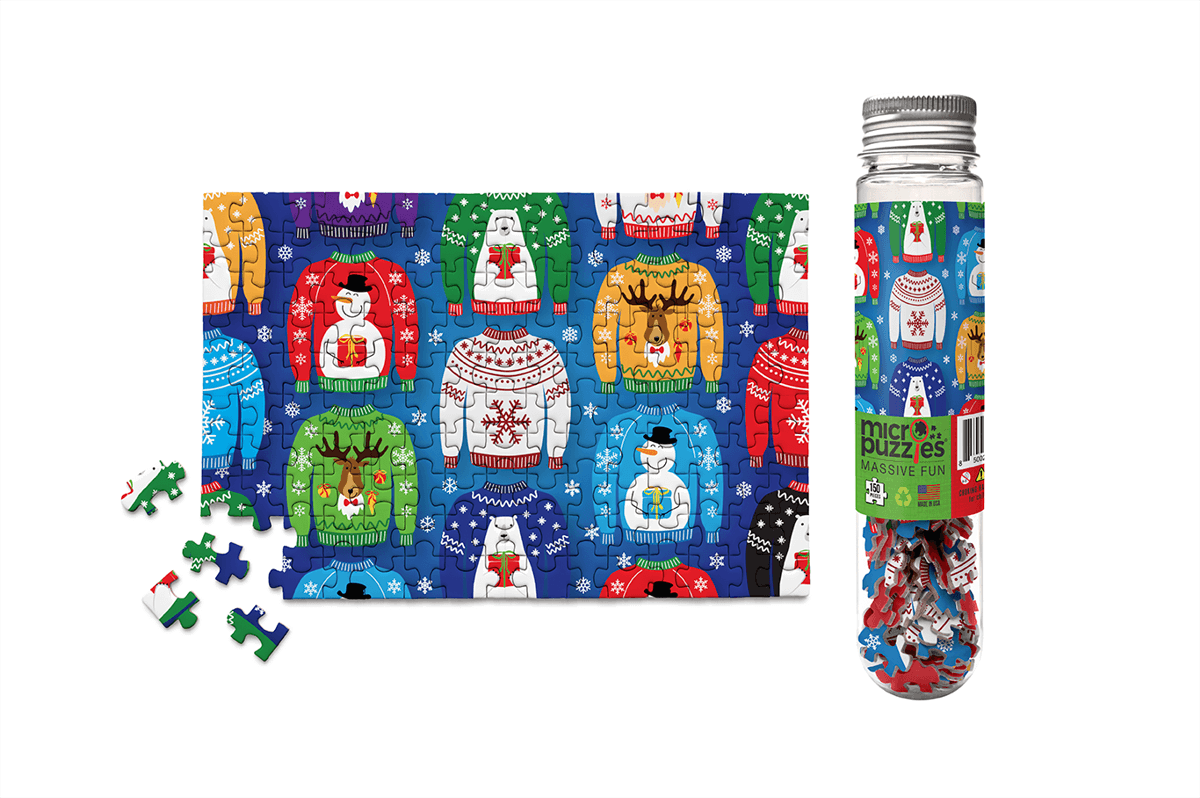 Holidays Sweater Weatha Fun Shacket Micro Puzzle