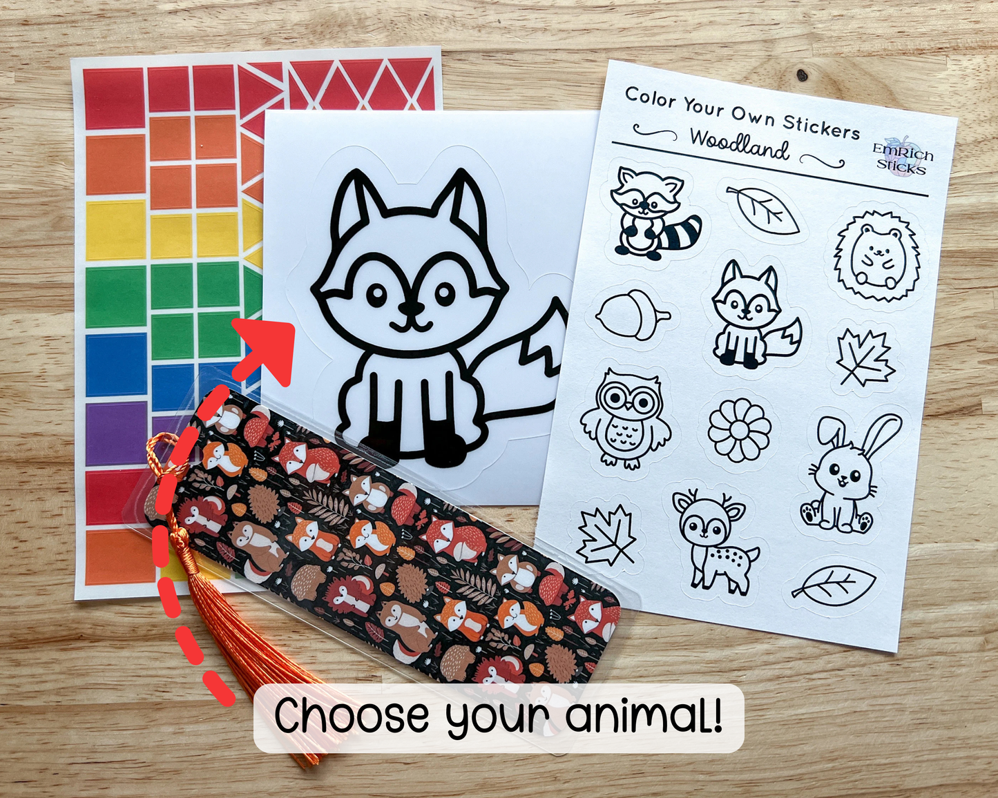 Woodland Forest Animal Craft and Gift Set for Kids
