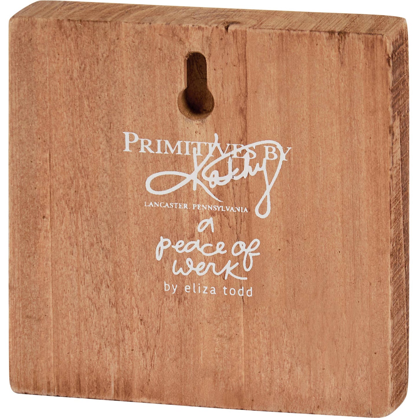 When It's Cloudy | Block Sign