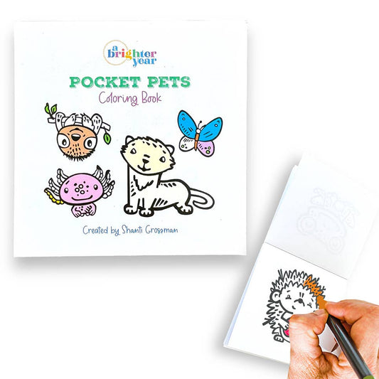 Pocket Pets  3x3 Mini Coloring Book