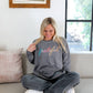 Grateful 3D Embroidery - Light Weight Stitch Sweatshirt