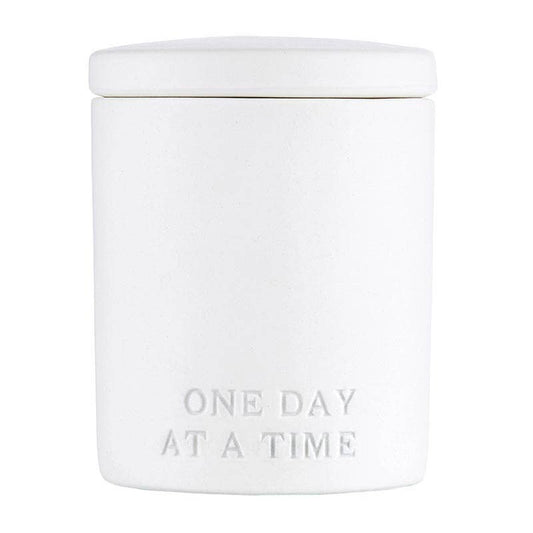 One Day At A Time Vanilla Scented Candle