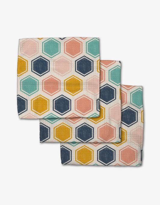 Pollen Patchwork Geometry Dishcloth Set