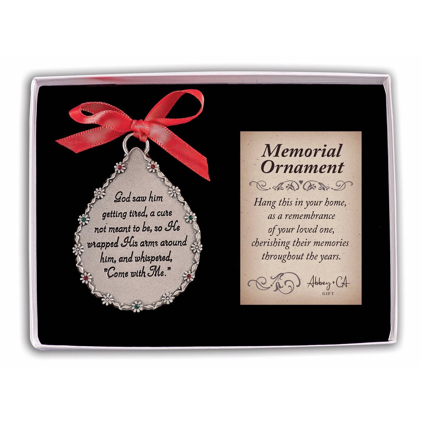 "God Saw Him" | Memorial Ornament