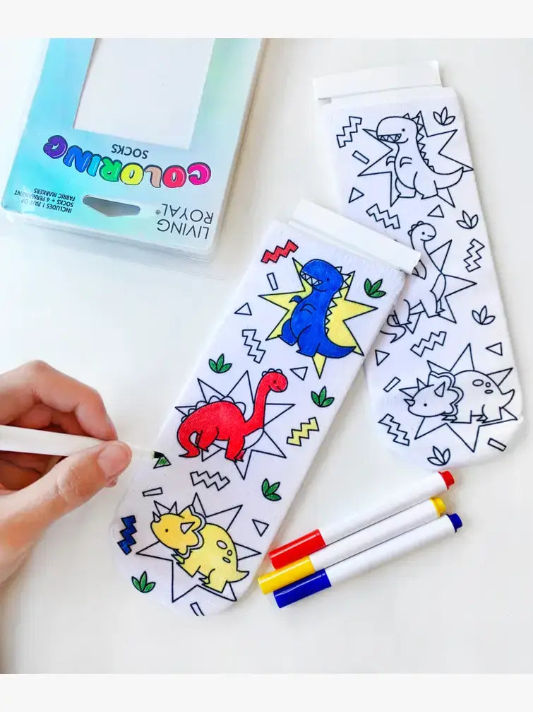 Sweet Treats Coloring Kit Socks