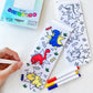 Race Cars Coloring Kit Socks