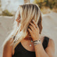 "Inspire" Grey & Black  Hair Tie Bracelets