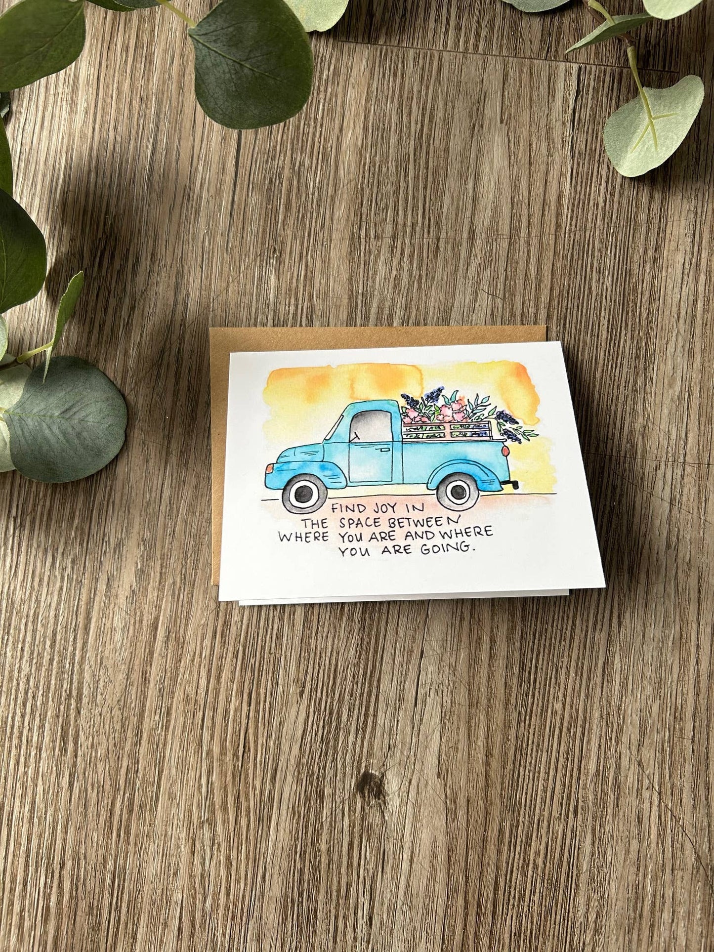 Find joy in the space... | Greeting Card