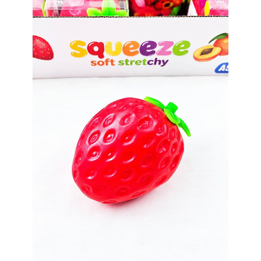 Crunchy Strawberry Squishy Toy