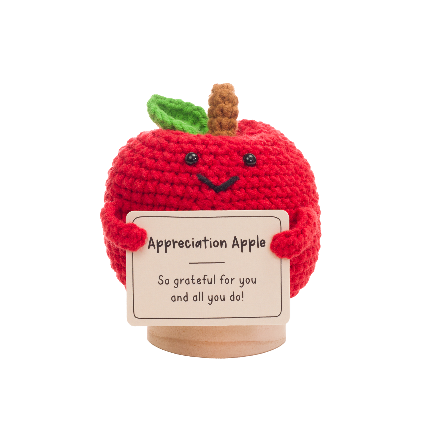 Crochet Friends Appreciation Apple