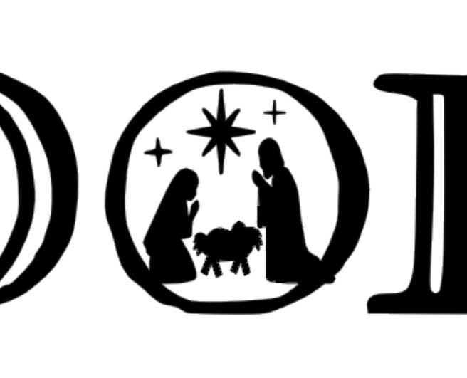 Oh Come Let Us Adore Him | Block Sign