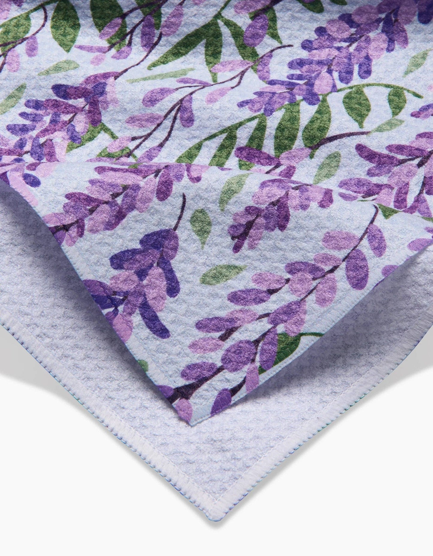 Wisteria Geometry Tea Towel